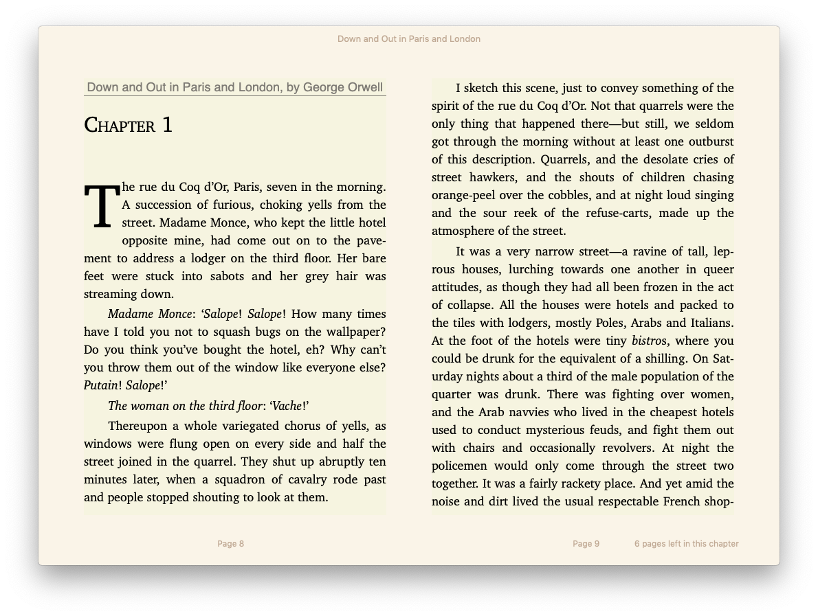 mac app for reading texts
